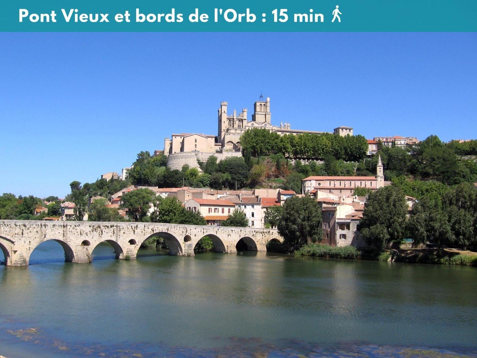Joli Studio Climatise 'Alma 4' - Coeur De Beziers - Wifi Fibre - Netflix Экстерьер фото